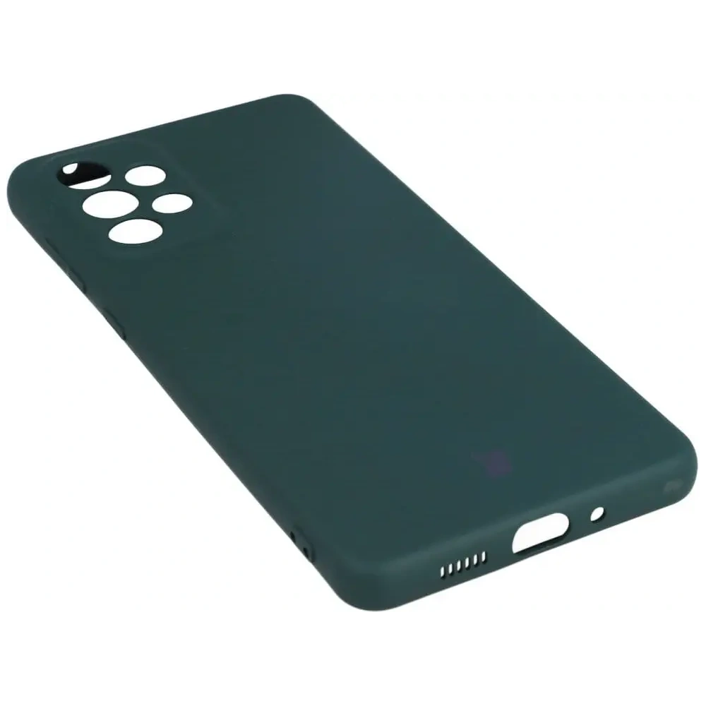 Etui Bizon Case Silicone do Samsung Galaxy A73 5G ciemnozielone