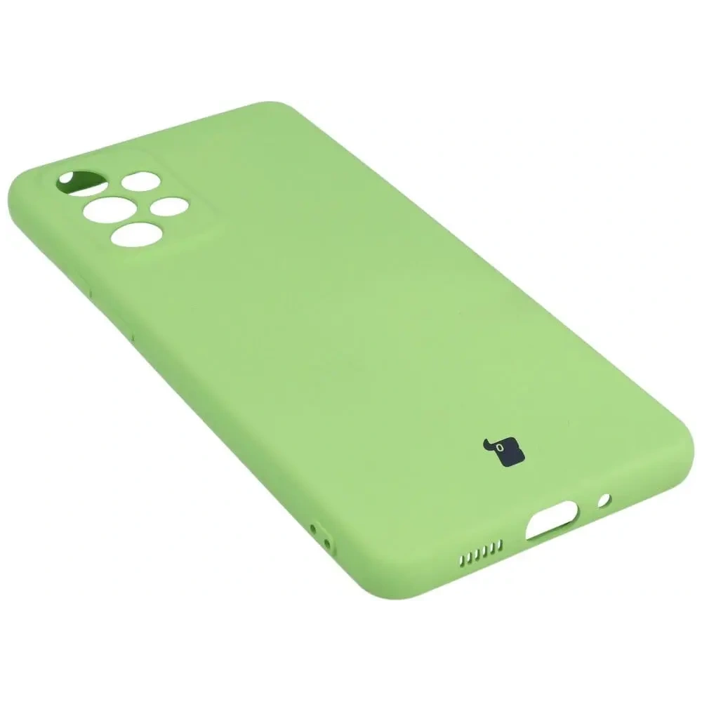 Etui Bizon Case Silicone do Samsung Galaxy A73 5G jasnozielone