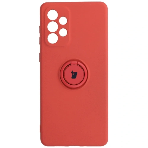 Kup Etui Bizon Case Silicone Ring do Samsung Galaxy A73 5G tmavě růžová - BIZ1237 - {ean13} - Sklep Home Screen