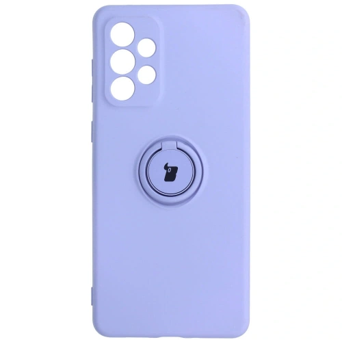 Kup Bizon Case Silicon Ring Samsung Galaxy A73 5G violet deschis - BIZ1239 - {ean13} - Sklep Home Screen