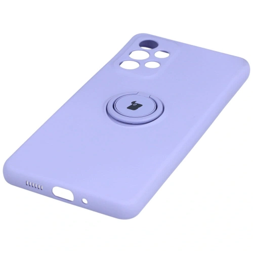Kup Bizon Case Silicon Ring Samsung Galaxy A73 5G violet deschis - BIZ1239 - {ean13} - Sklep Home Screen