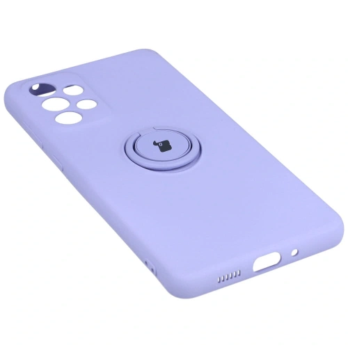 Kup Bizon Case Silicon Ring Samsung Galaxy A73 5G violet deschis - BIZ1239 - {ean13} - Sklep Home Screen