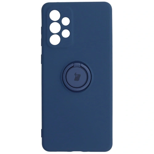 Kup Bizon Case Silicone Ring Samsung Galaxy A73 5G albastru închis - BIZ1242 - {ean13} - Sklep Home Screen