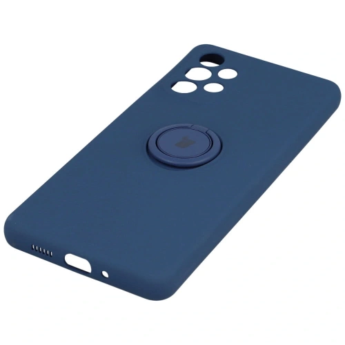 Kup Bizon Case Silicone Ring Samsung Galaxy A73 5G albastru închis - BIZ1242 - {ean13} - Sklep Home Screen