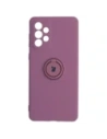 Bizon Case Silikonring Samsung Galaxy A73 5G dunkel lila