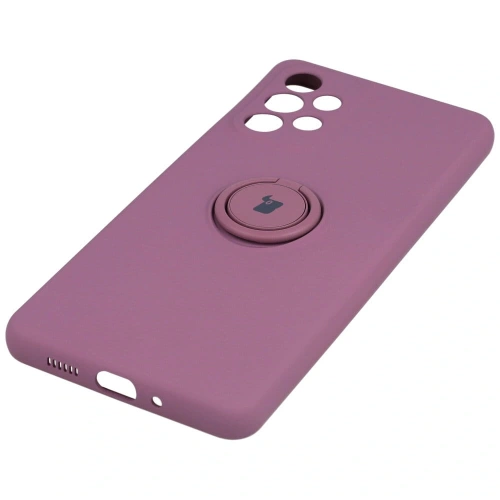 Kup Etui Bizon Case Silicone Ring do Samsung Galaxy A73 5G tmavě fialové - BIZ1243 - {ean13} - Sklep Home Screen