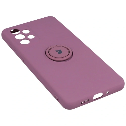 Kup Etui Bizon Case Silicone Ring do Samsung Galaxy A73 5G tmavě fialové - BIZ1243 - {ean13} - Sklep Home Screen