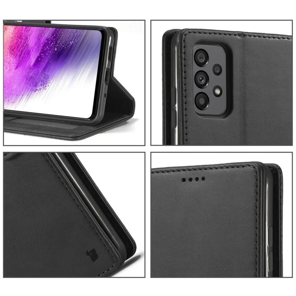 Etui Bizon Case Wallet do Samsung Galaxy A73 5G czarne