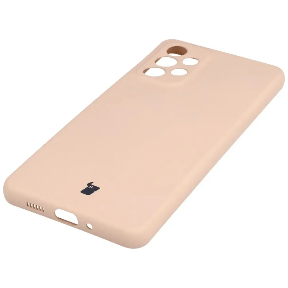 Etui Bizon Case Silicone do Samsung Galaxy A73 5G jasnoróżowe