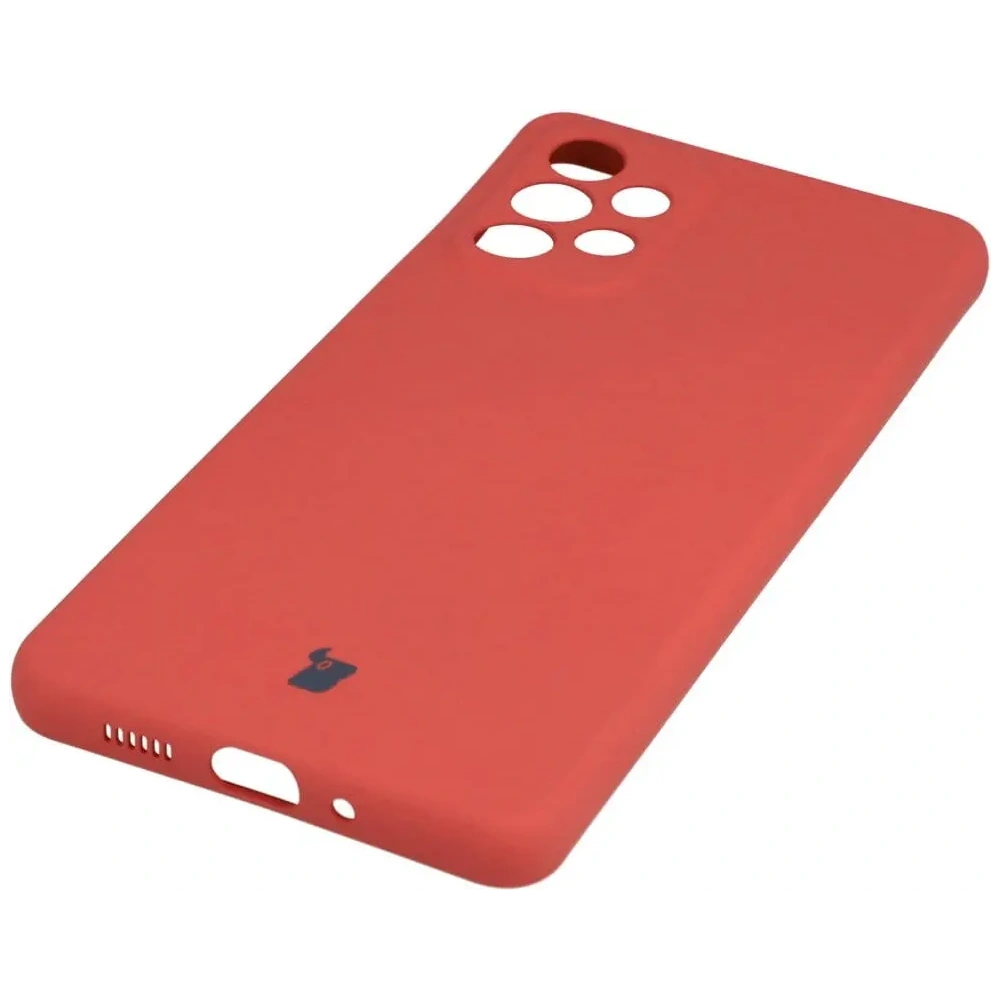 Etui Bizon Case Silicone do Samsung Galaxy A73 5G ciemny róż