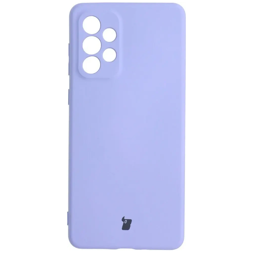 Etui Bizon Case Silicone do Samsung Galaxy A73 5G jasnofioletowe