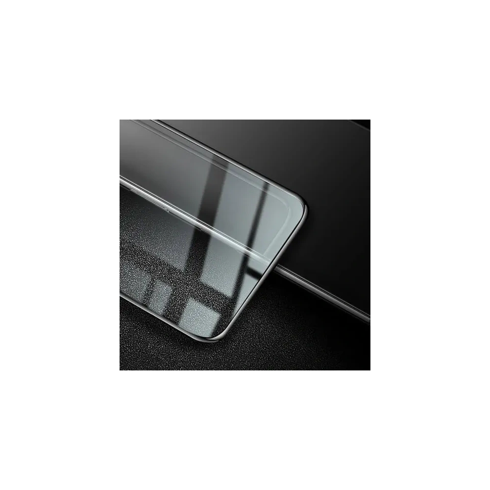 Szkło hartowane Bizon Glass Edge - [2 PACK] + ochrona na obiektyw Samsung Galaxy A73 czarne