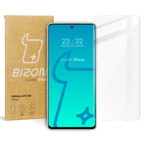 Kup Szkło hartowane Bizon Glass Clear do Samsung Galaxy A73 5G - BIZ1260 - {ean13} - Sklep Home Screen