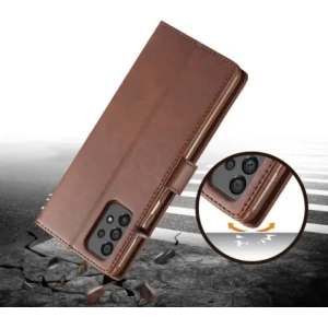 Kup Bizon Case Wallet Samsung Galaxy A73 5G dunkelbraun - BIZ1262 - {ean13} - Sklep Home Screen