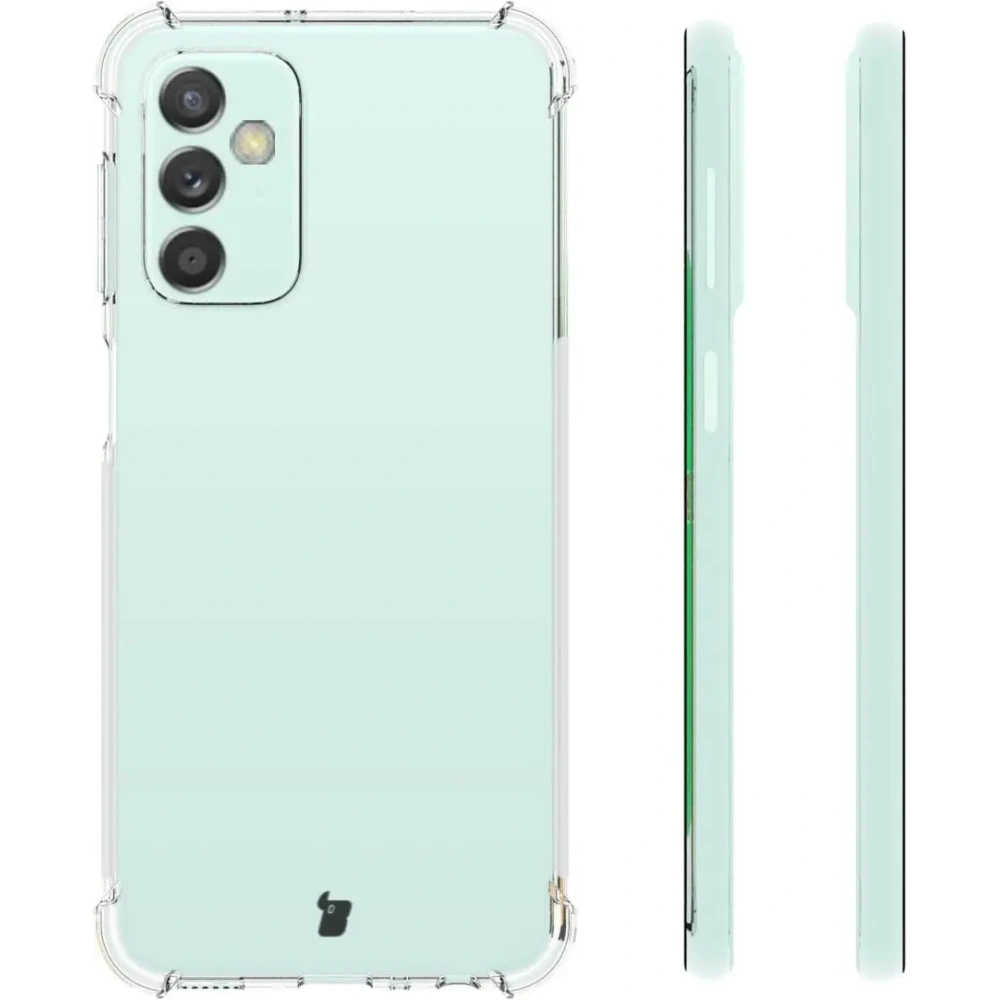 Etui + 2x szkło na ekran + szkło na obiektyw Bizon Case Clear Pack do Samsung Galaxy M13 / M23 5G przezroczyste