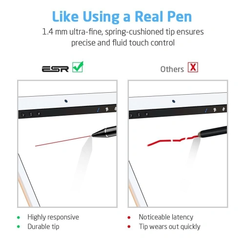 Buy ESR Digital Stylus Pen Black - ESR072BLK - {ean13} - Home Screen Store Europe