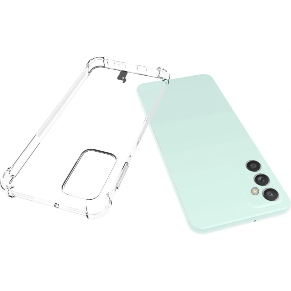 Etui + 2x szkło na ekran + szkło na obiektyw Bizon Case Clear Pack do Samsung Galaxy M13 / M23 5G przezroczyste