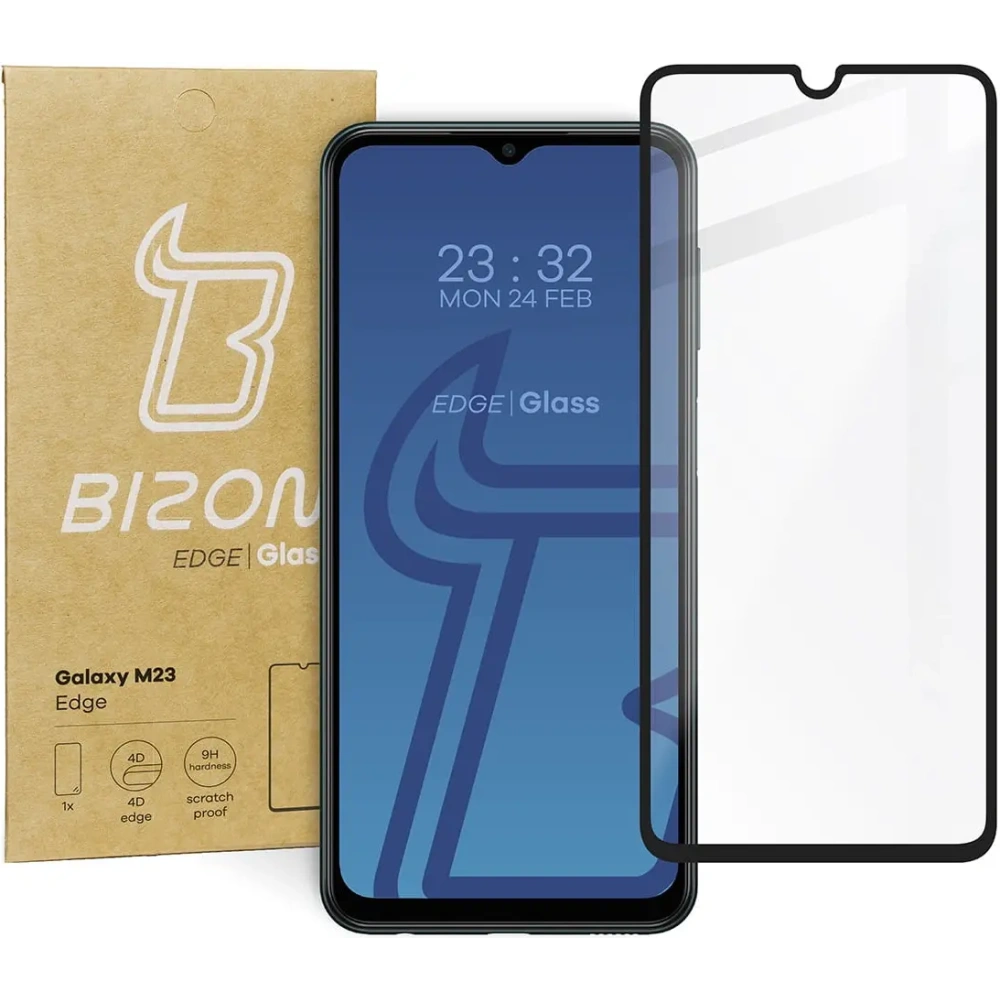 Szkło hartowane Bizon Glass Edge do Samsung Galaxy M13 / M23 5G czarne