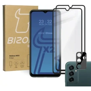Kup Bizon Glass Edge 2x sticlă temperată + protecție pentru lentilă Samsung Galaxy M13 / M23 5G - BIZ7573 - {ean13} - Sklep Home Screen