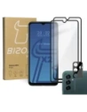 Bizon Glass Edge 2x gehärtetes Glas + Linsenschutz Samsung Galaxy M13 / M23 5G