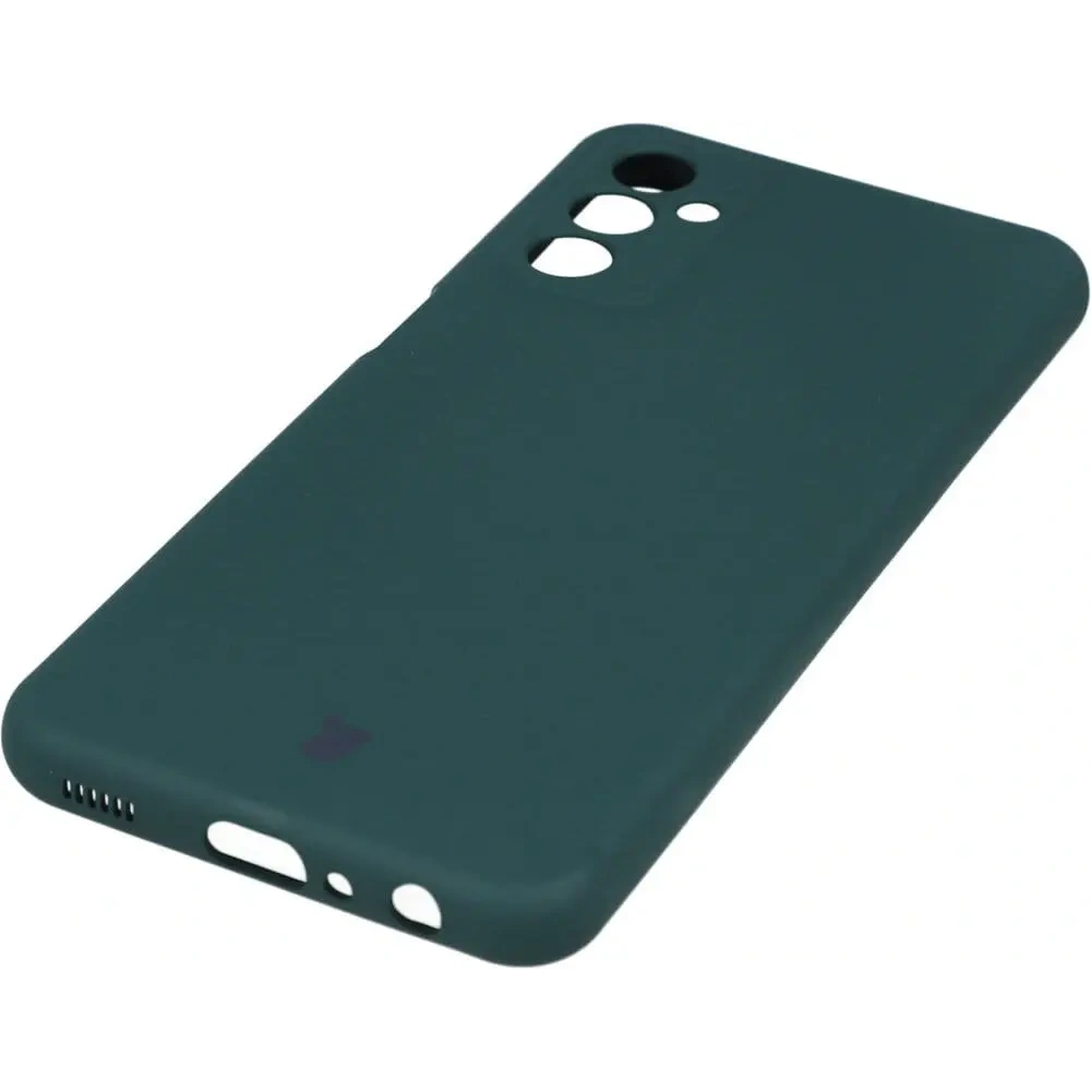 Etui Bizon Case Silicone do Samsung Galaxy M13 / M23 5G ciemnozielone