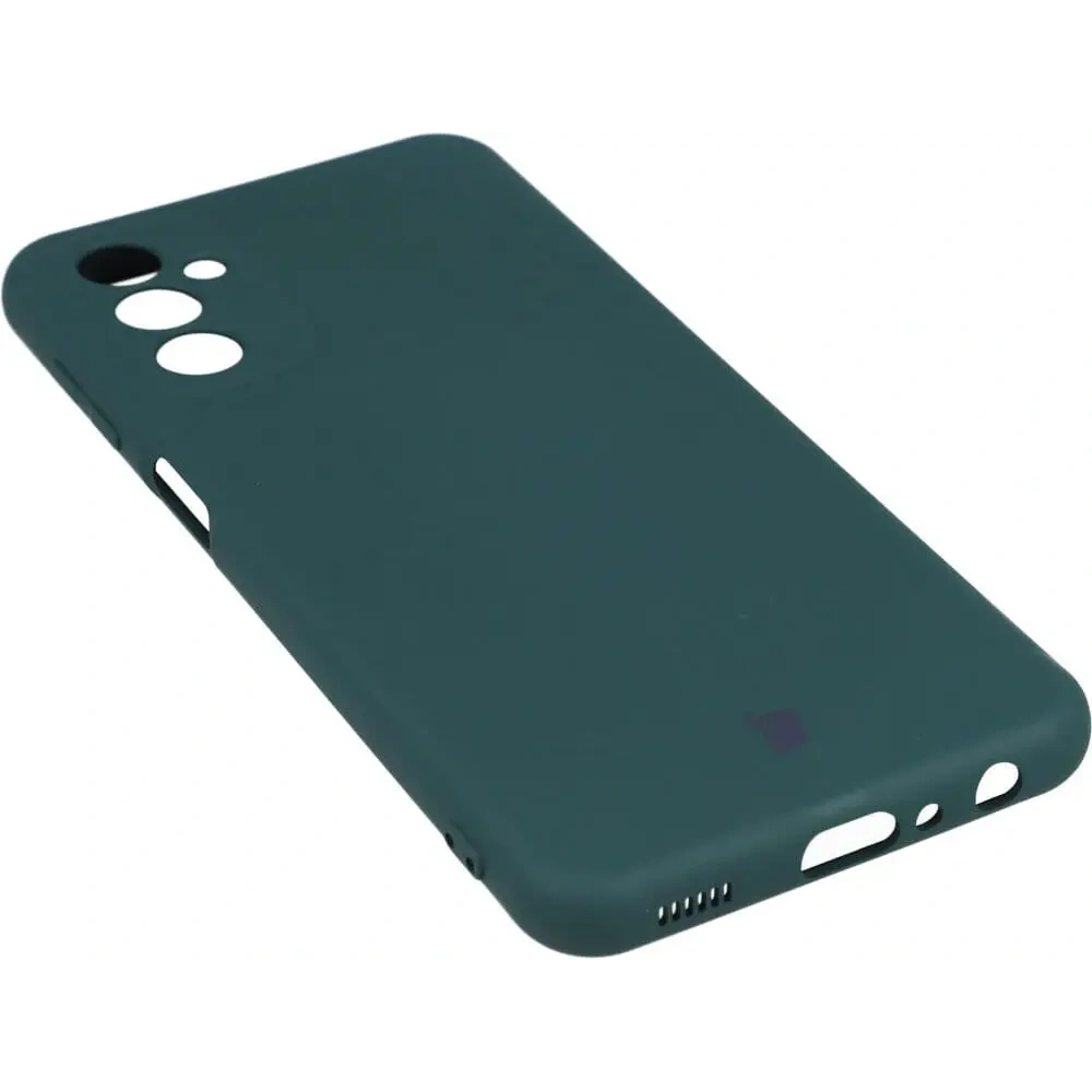 Etui Bizon Case Silicone do Samsung Galaxy M13 / M23 5G ciemnozielone