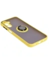 Kup Etui s úchopem na prst Bizon Case Hybrid Ring do Samsung Galaxy M14 5G kouřové s žlutým rámem - BIZ1278 - {ean13} - Sklep Home Screen