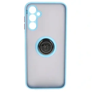 Buy Bizon Case Hybrid Ring Samsung Galaxy M14 5G smoky with a light blue frame - BIZ1279 - {ean13} - Home Screen Store Europe