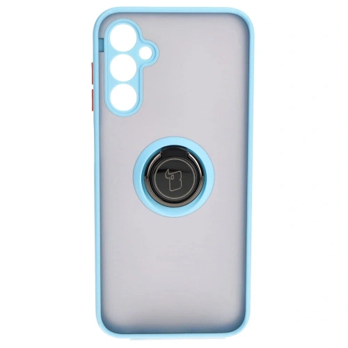 Buy Bizon Case Hybrid Ring Samsung Galaxy M14 5G smoky with a light blue frame - BIZ1279 - {ean13} - Home Screen Store Europe