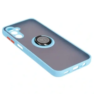 Buy Bizon Case Hybrid Ring Samsung Galaxy M14 5G smoky with a light blue frame - BIZ1279 - {ean13} - Home Screen Store Europe