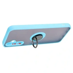 Buy Bizon Case Hybrid Ring Samsung Galaxy M14 5G smoky with a light blue frame - BIZ1279 - {ean13} - Home Screen Store Europe