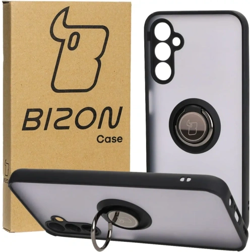 Kup Etui z uchwytem na palec Bizon Case Hybrid Ring do Samsung Galaxy M14 5G przydymione z czarną ramką - BIZ1280 - {ean13} - Sklep Home Screen