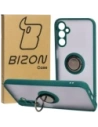 Bizon Case Hybrid Ring Samsung Galaxy M14 5G füstös sötétzöld kerettel