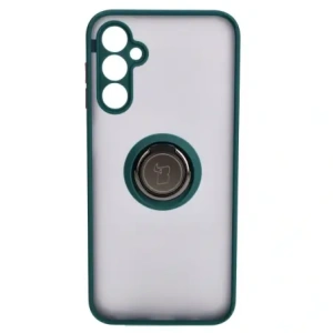 Buy Bizon Case Hybrid Ring Samsung Galaxy M14 5G smoky with a dark green frame - BIZ1281 - {ean13} - Home Screen Store Europe