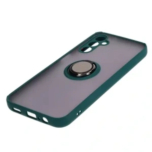 Buy Bizon Case Hybrid Ring Samsung Galaxy M14 5G smoky with a dark green frame - BIZ1281 - {ean13} - Home Screen Store Europe