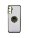 Buy Bizon Case Hybrid Ring Samsung Galaxy M14 5G smoky with a green frame - BIZ1282 - {ean13} - Home Screen Store Europe