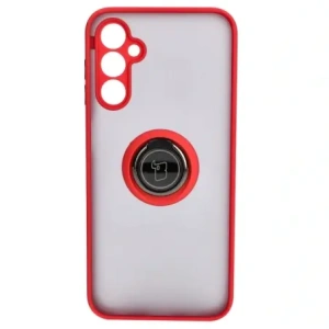 Buy Bizon Case Hybrid Ring Samsung Galaxy M14 5G smoky with a red frame - BIZ1286 - {ean13} - Home Screen Store Europe