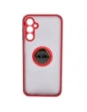 Buy Bizon Case Hybrid Ring Samsung Galaxy M14 5G smoky with a red frame - BIZ1286 - {ean13} - Home Screen Store Europe