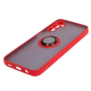 Buy Bizon Case Hybrid Ring Samsung Galaxy M14 5G smoky with a red frame - BIZ1286 - {ean13} - Home Screen Store Europe