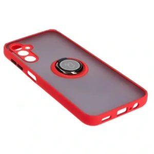 Buy Bizon Case Hybrid Ring Samsung Galaxy M14 5G smoky with a red frame - BIZ1286 - {ean13} - Home Screen Store Europe