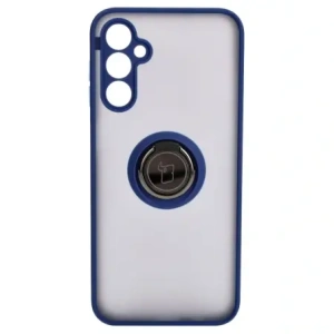 Buy Bizon Case Hybrid Ring Samsung Galaxy M14 5G smoky with a navy blue frame - BIZ1290 - {ean13} - Home Screen Store Europe