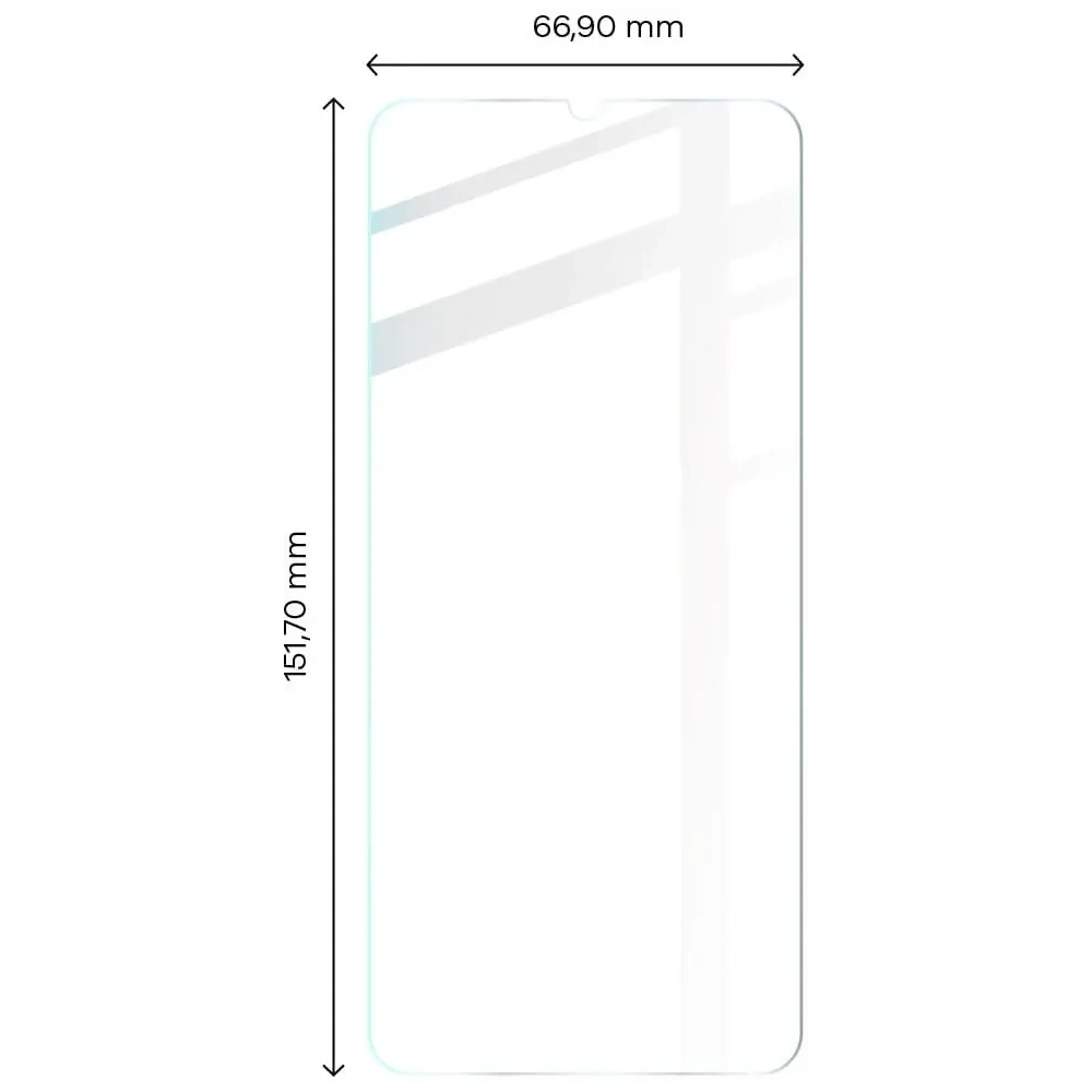3x szkło hartowane Bizon Glass Clear + szkło na obiektyw Samsung Galaxy A22 4G / M22