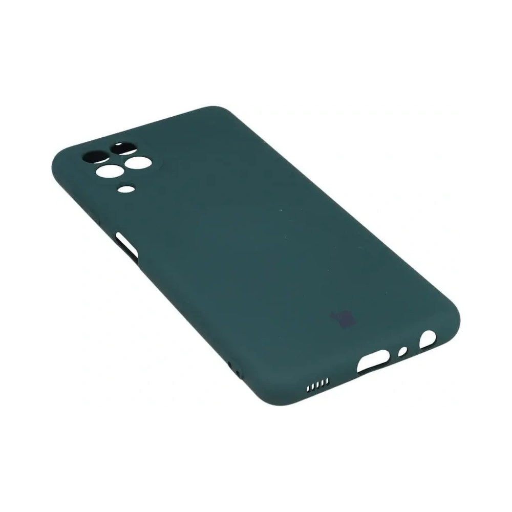 Etui Bizon Case Silicone do Samsung Galaxy A22 4G / M22 ciemnozielone
