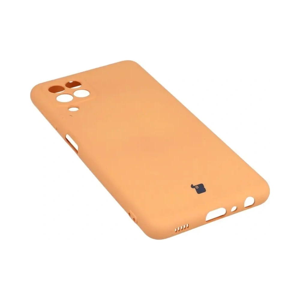 Etui Bizon Case Silicone do Samsung Galaxy A22 4G / M22 pomarańczowe