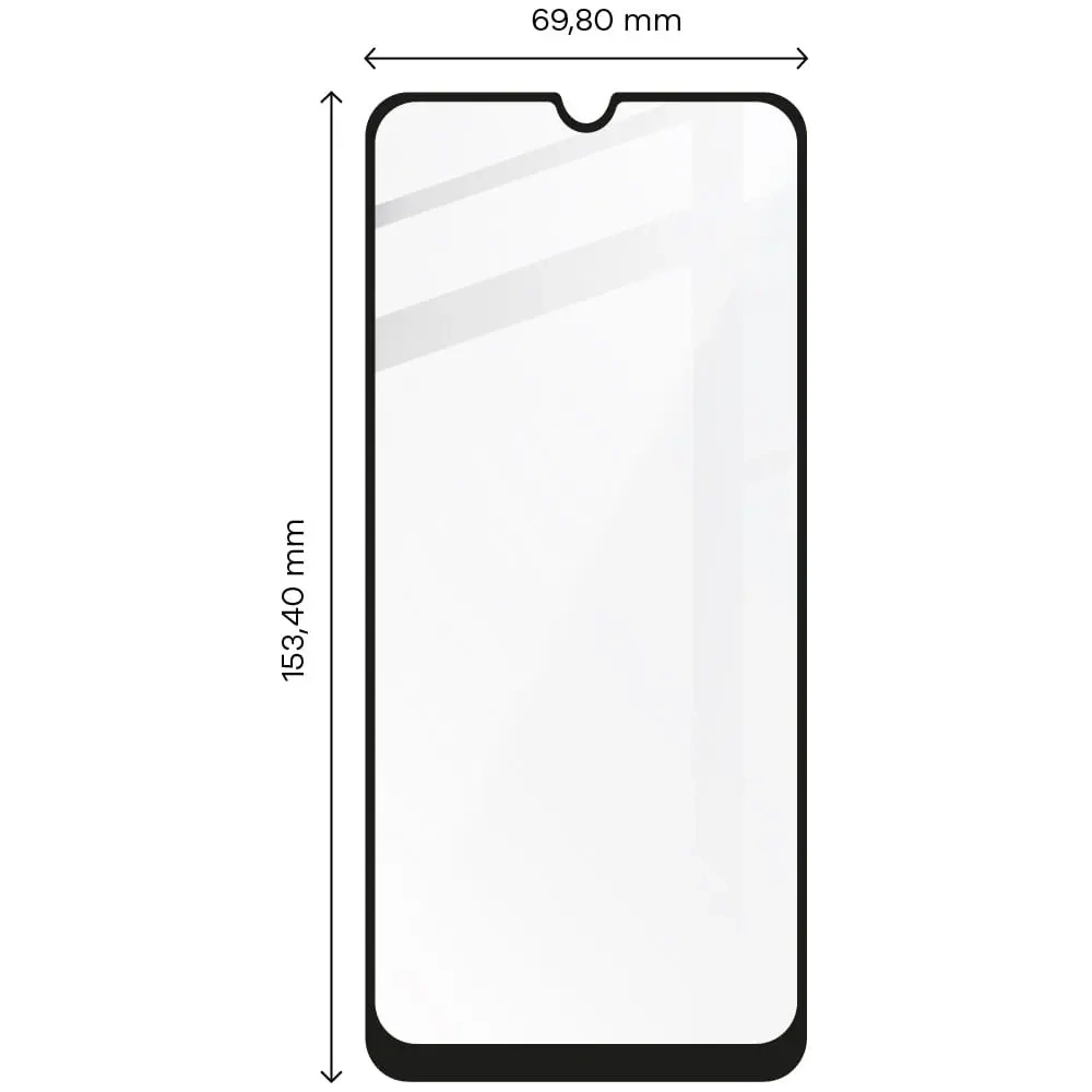 2x szkło hartowane Bizon Glass Edge + ochrona na obiektyw Samsung Galaxy A22 4G / M22