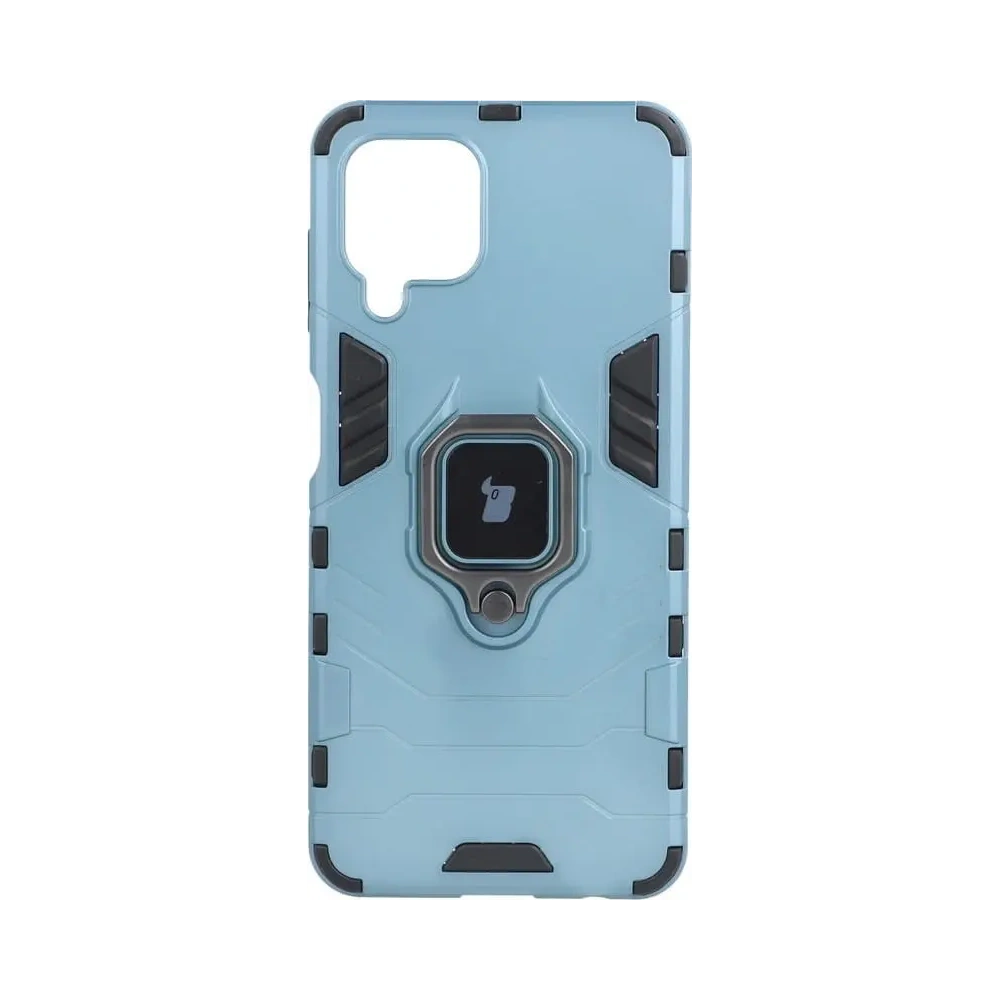 Etui Bizon Case Armor Ring do Samsung Galaxy A22 4G / M22 niebieskie