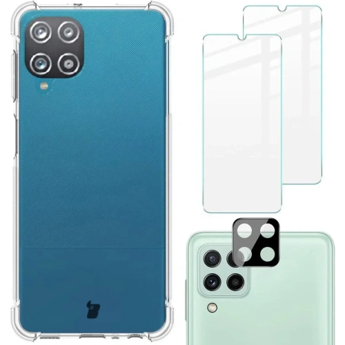 Kup Bizon Case Clear Pack Hülle + 2x Bildschirmglas + Objektivglas Samsung Galaxy A22 4G / M22 klar - BIZ7591 - {ean13} - Sklep Home Screen