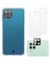 Bizon Case Clear Pack case + 2x screen glass + lens glass Samsung Galaxy A22 4G / M22 clear