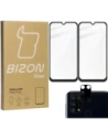 Szkło hartowane Bizon Glass Edge - 2 sztuki + ochrona na obiektyw,  Galaxy M31, czarne