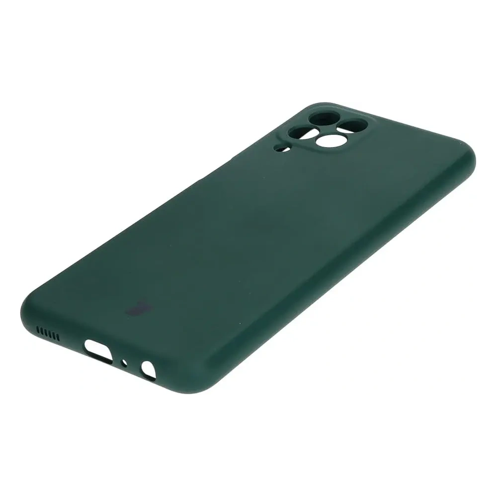 Etui Bizon Case Silicone do Samsung Galaxy M33 5G ciemnozielone